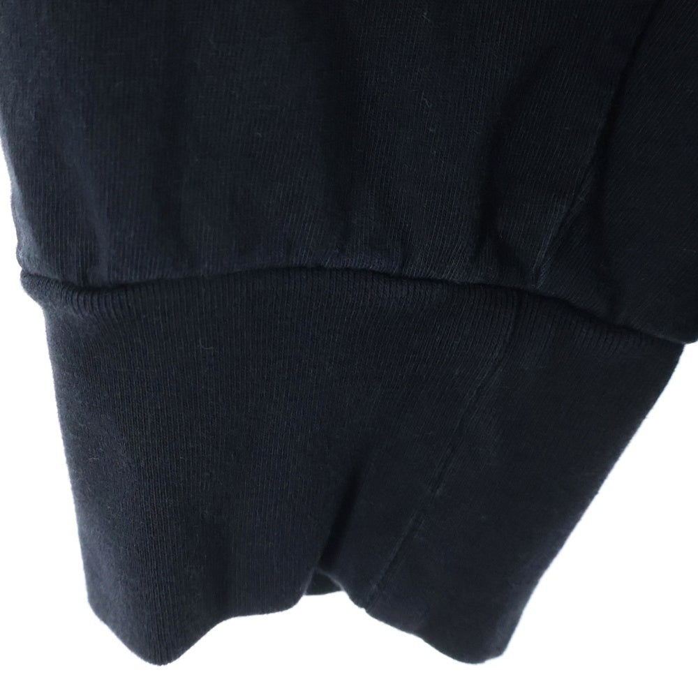 SUBCULTURE(サブカルチャー) SM Long sleeve T-Shirts フロントプリント 袖 ロゴデザイン 長袖Tシャツ ブラック