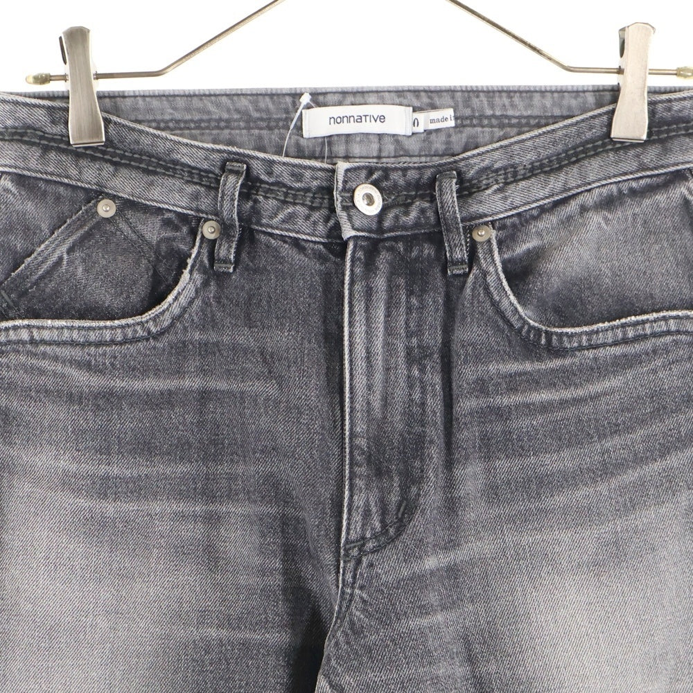 nonnative(ノンネイティブ) DWELLER 5P JEANS 01 COTTON 13oz SELVEDGE DENIM VW NN-P4228 ドウェラー 5ポケット ジーンズ セルビッチ デニム パンツ ブラック