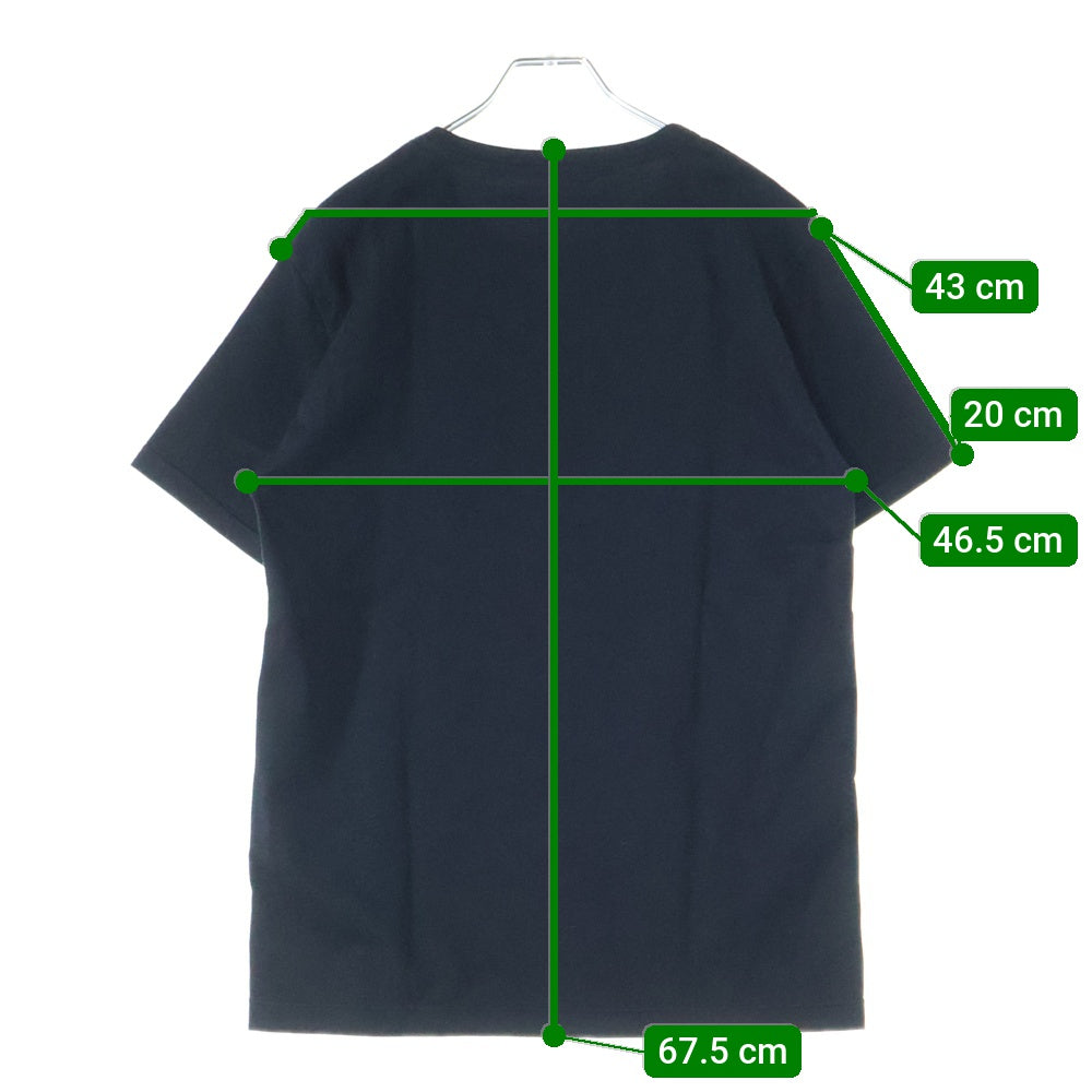 GOD SELECTION XXX(ゴッドセレクショントリプルエックス) フーディプリント クルーネック半袖Tシャツ GX-A18-1102-075 ブラック サイズM