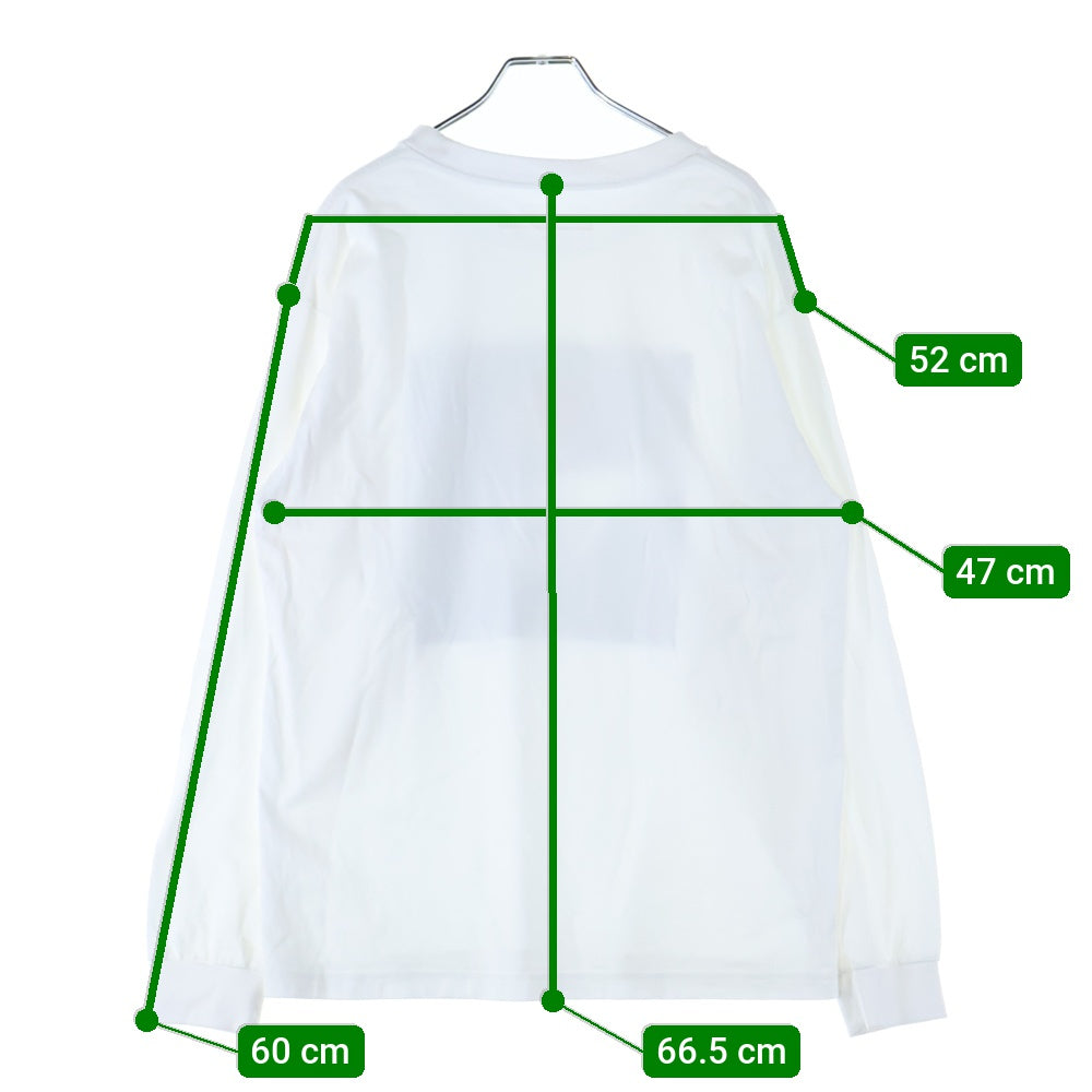 GOD SELECTION XXX(ゴッドセレクショントリプルエックス) マリリンモンロープリント ロングスリーブ長袖Tシャツ GX-A19-1201-207ホワイト サイズM