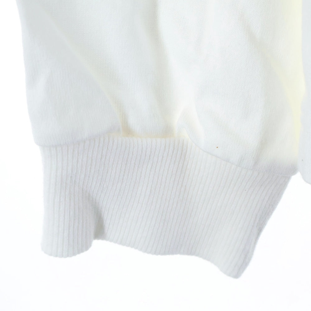 GOD SELECTION XXX(ゴッドセレクショントリプルエックス) 袖ローズプリント ロングスリーブ長袖Tシャツ GX-A18-1201-082 ホワイト サイズM