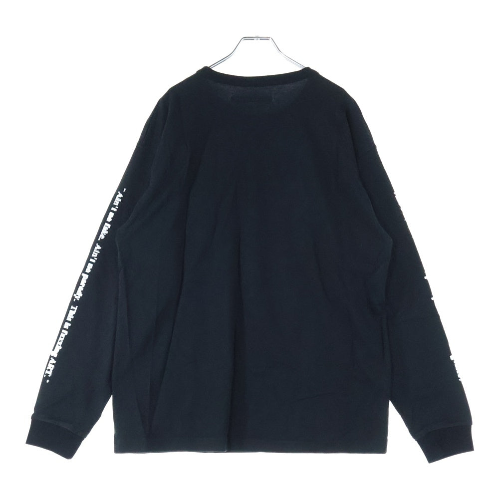 GOD SELECTION XXX(ゴッドセレクショントリプルエックス) アリアナグランデプリント ロングスリーブ長袖Tシャツ ブラック サイズL