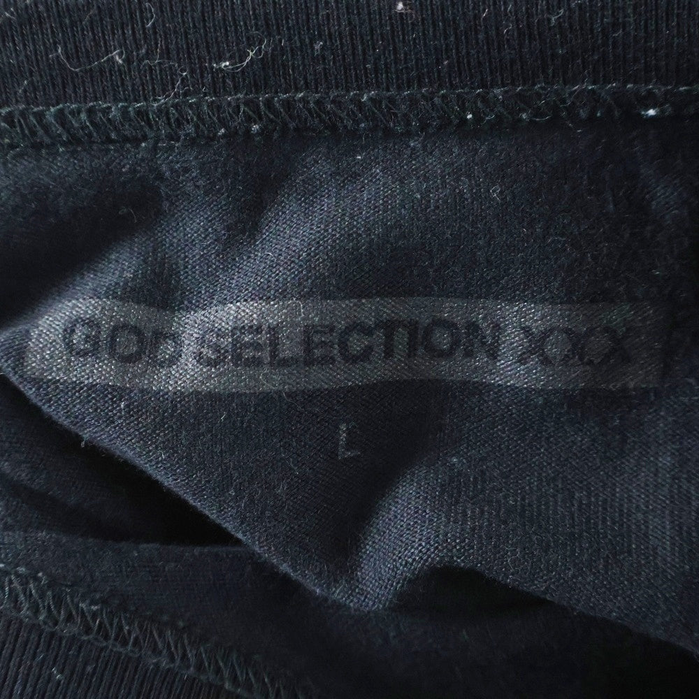 GOD SELECTION XXX(ゴッドセレクショントリプルエックス) アリアナグランデプリント ロングスリーブ長袖Tシャツ ブラック サイズL