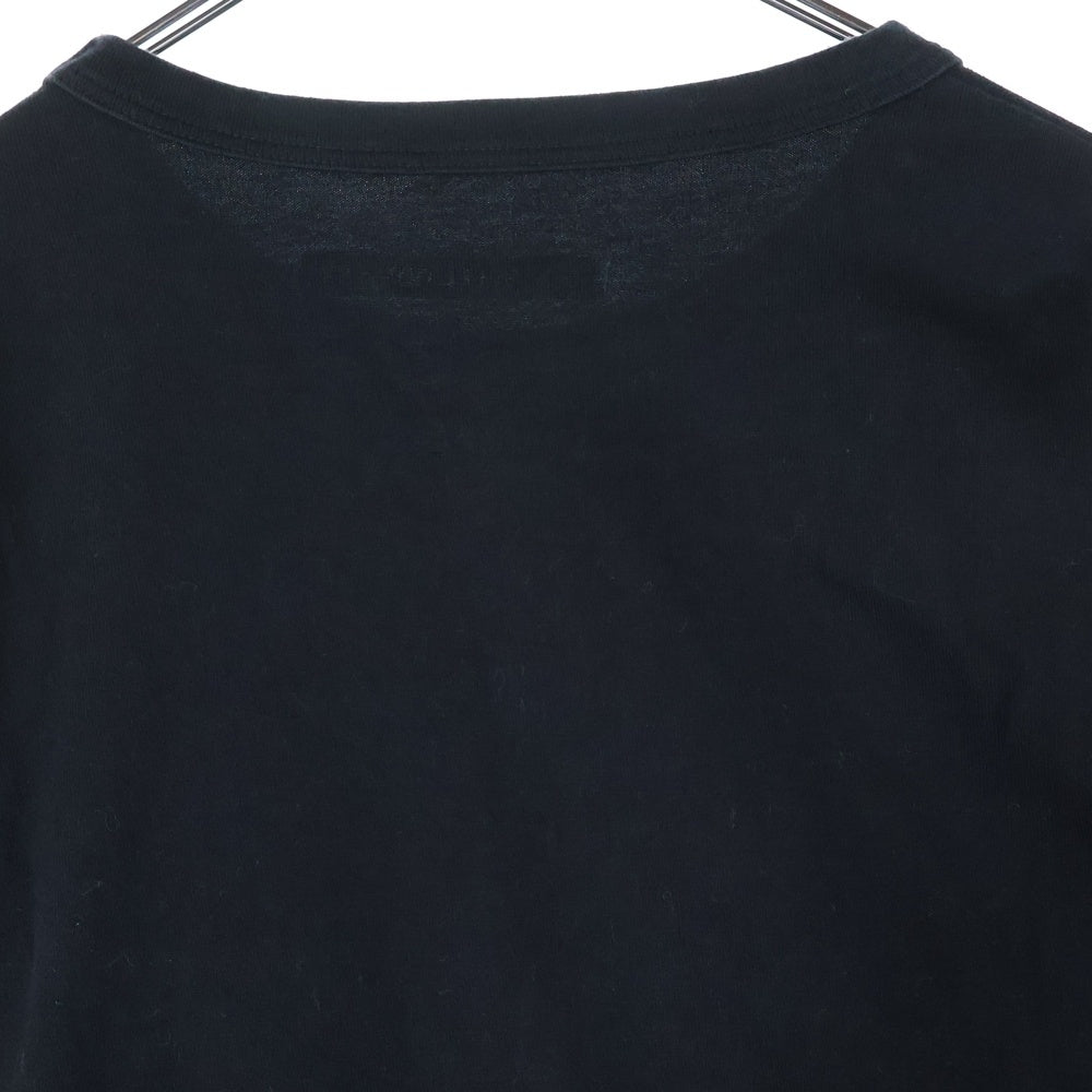 GOD SELECTION XXX(ゴッドセレクショントリプルエックス) トラビススコット プリント 袖ローズ ロングスリーブ長袖Tシャツ GX-A17-1201-057 ブラック サイズM