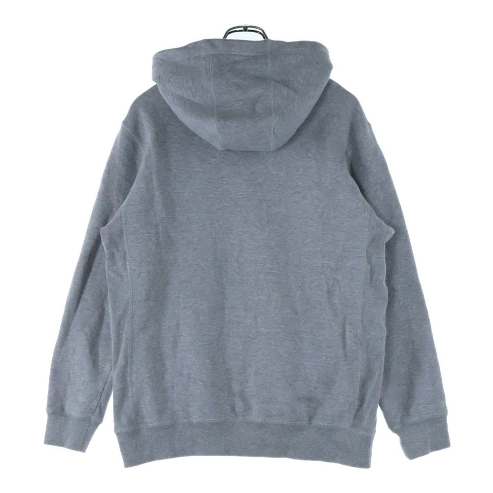 GOD SELECTION XXX(ゴッドセレクショントリプルエックス) ボックスロゴ プルオーバーフーディーパーカー グレー サイズL