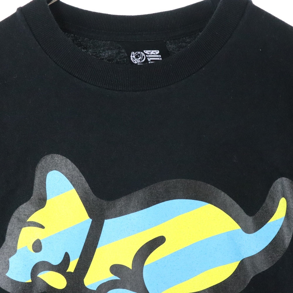 ICE CREAM(アイスクリーム) Running Puppy T フロント子犬プリント 半袖Tシャツ カットソー ブラック