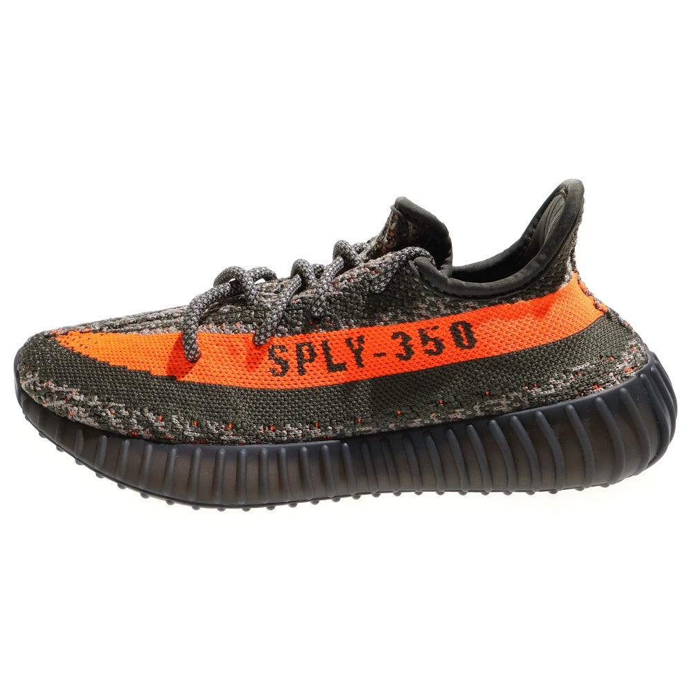 adidas(アディダス) YEEZY BOOST 350 V2 CABON BELUGA HQ7045 イージーブースト 350 V2 カーボンベルガー ローカットスニーカー グレー/オレンジ US5/23cm