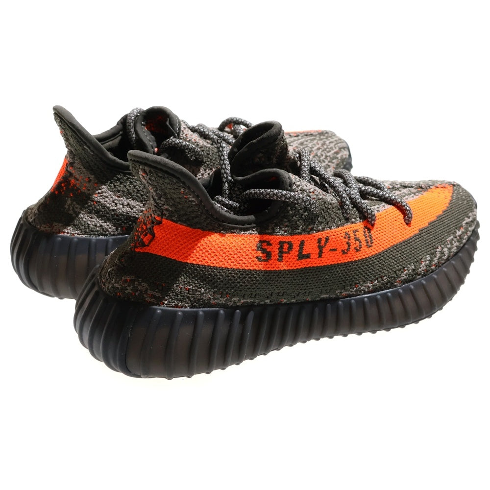 adidas(アディダス) YEEZY BOOST 350 V2 CABON BELUGA HQ7045 イージーブースト 350 V2 カーボンベルガー ローカットスニーカー グレー/オレンジ US5/23cm