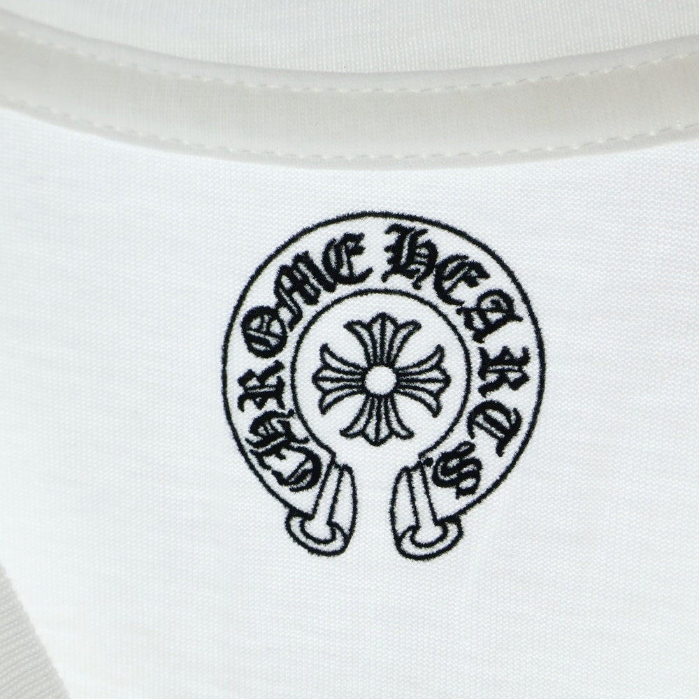 CHROME HEARTS(クロムハーツ) Foti Dog Star Skull Tee フォティドッグ 半袖Tシャツ カットソー ホワイト