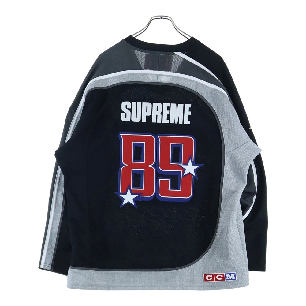 SUPREME(シュプリーム) AW23 CCM All Stars Hockey Jersey オールスター ホッケー メッシュジャージー ブラック