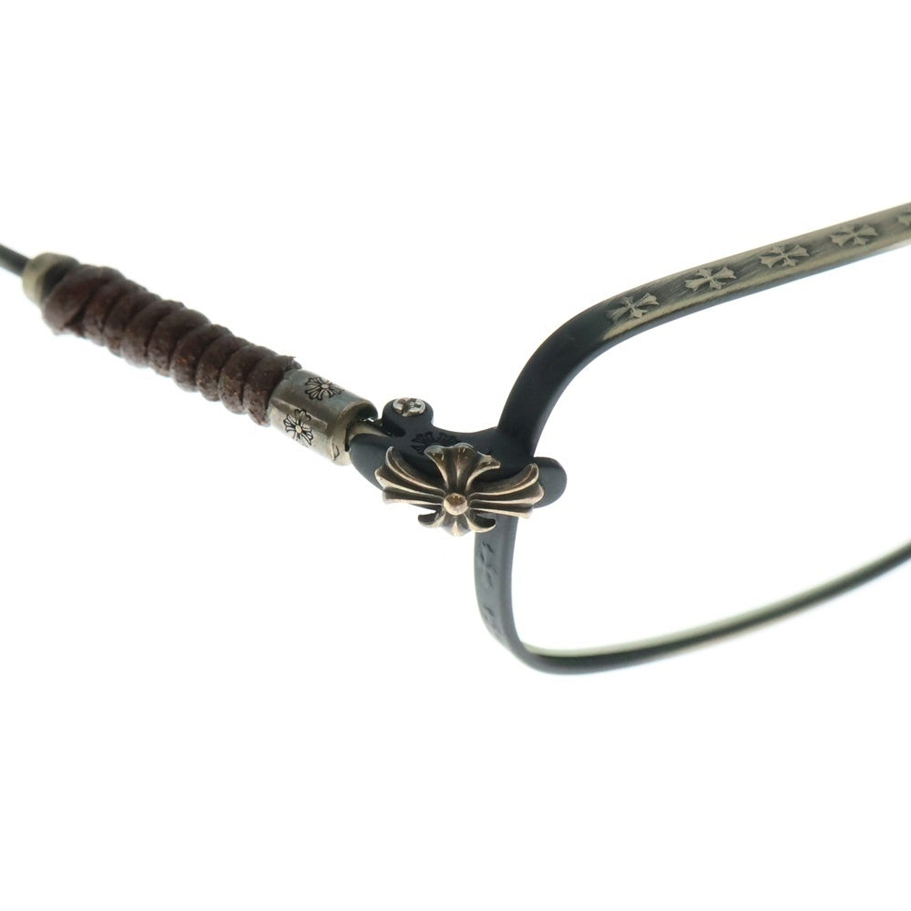 CHROME HEARTS(クロムハーツ) SKIDDER CHプラススキニーテンプル サングラス アイウェア 眼鏡 ブラック