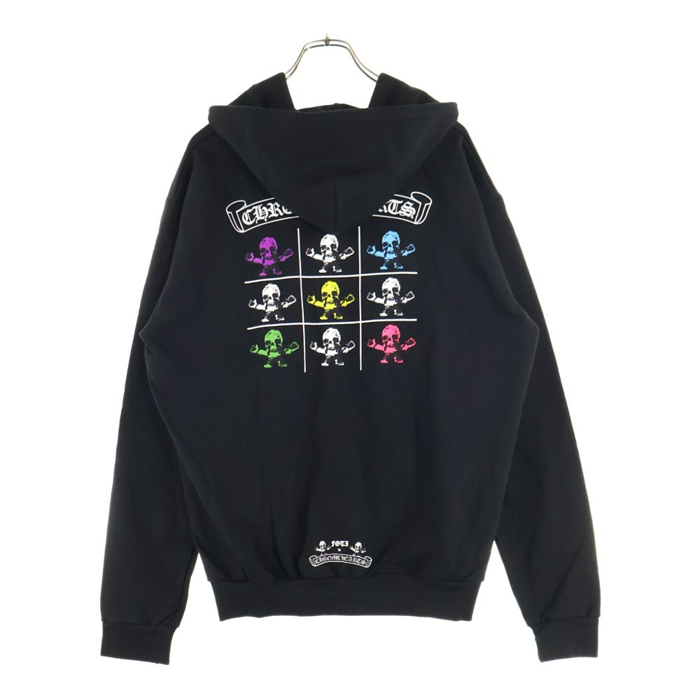 CHROME HEARTS(クロムハーツ) OTI HOODIE ZIP ジップフォティ バックフォティプリント ジップアップパーカー ブラック