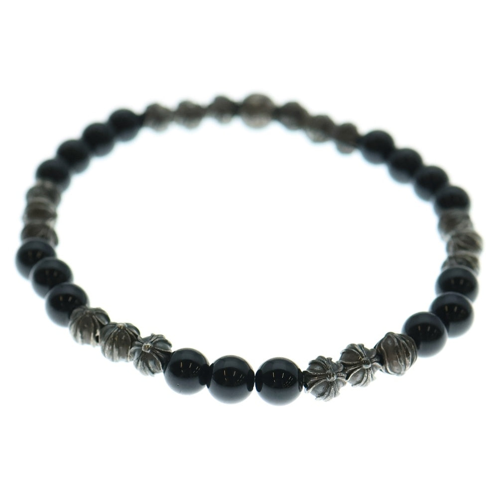 CHROME HEARTS(クロムハーツ) 6mm BEAD 6mm ビーズ ブレスレット シルバー/ブラック