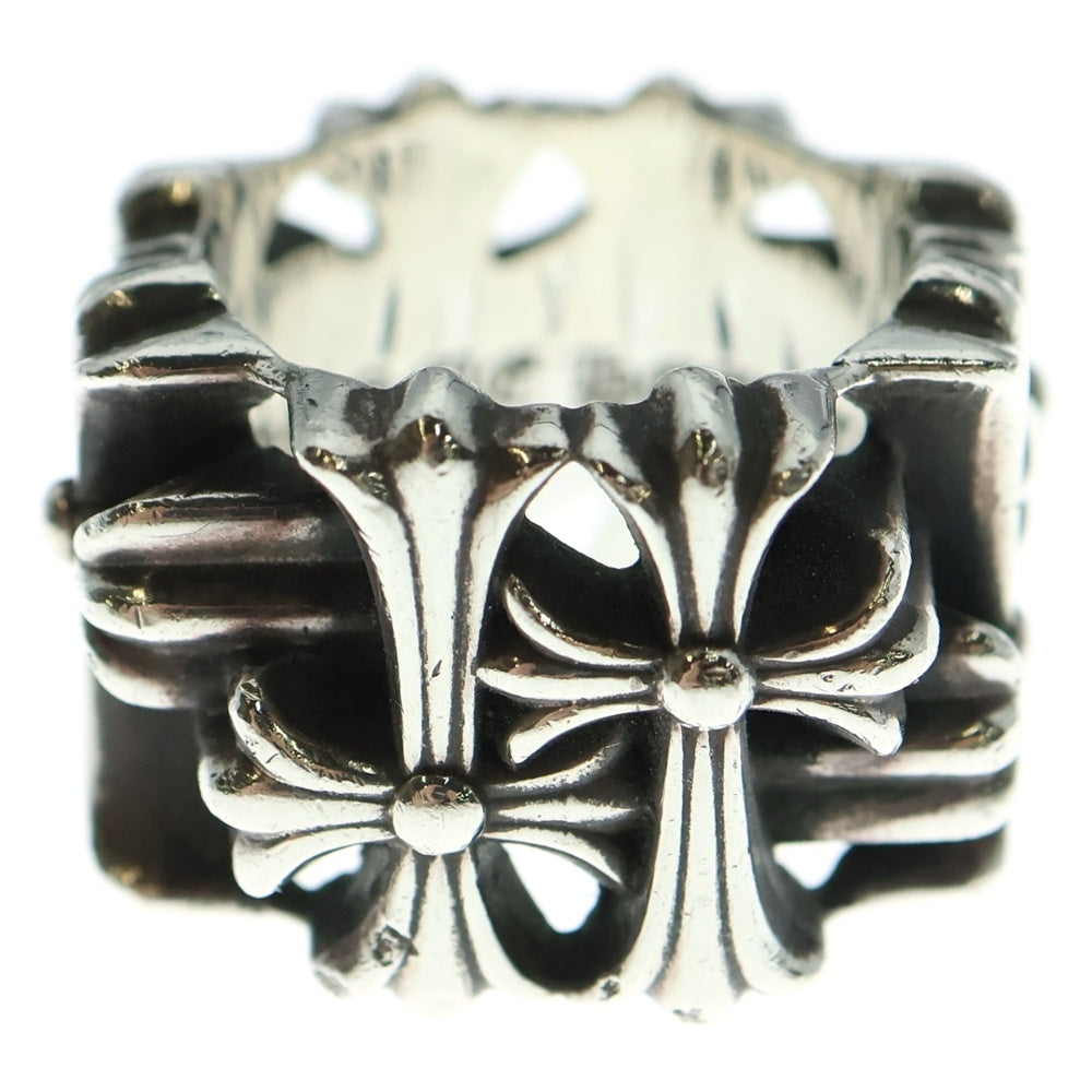 CHROME HEARTS(クロムハーツ) SQUARE CEMETERY スクエアセメタリークロス リング シルバー BCA352