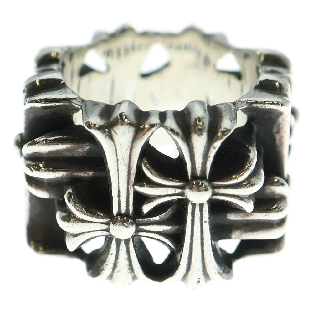 CHROME HEARTS(クロムハーツ) SQUARE CEMETERY スクエアセメタリークロス リング シルバー BCA352