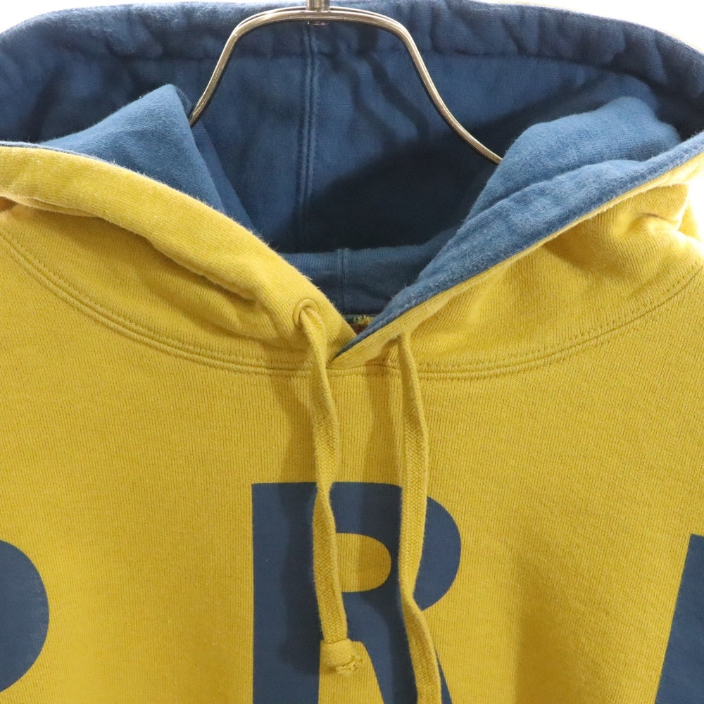 SUPREME(シュプリーム) 19AW Spread Logo Hooded Sweat スプレッドロゴ フーデッド プルオーバーパーカー スウェット イエロー