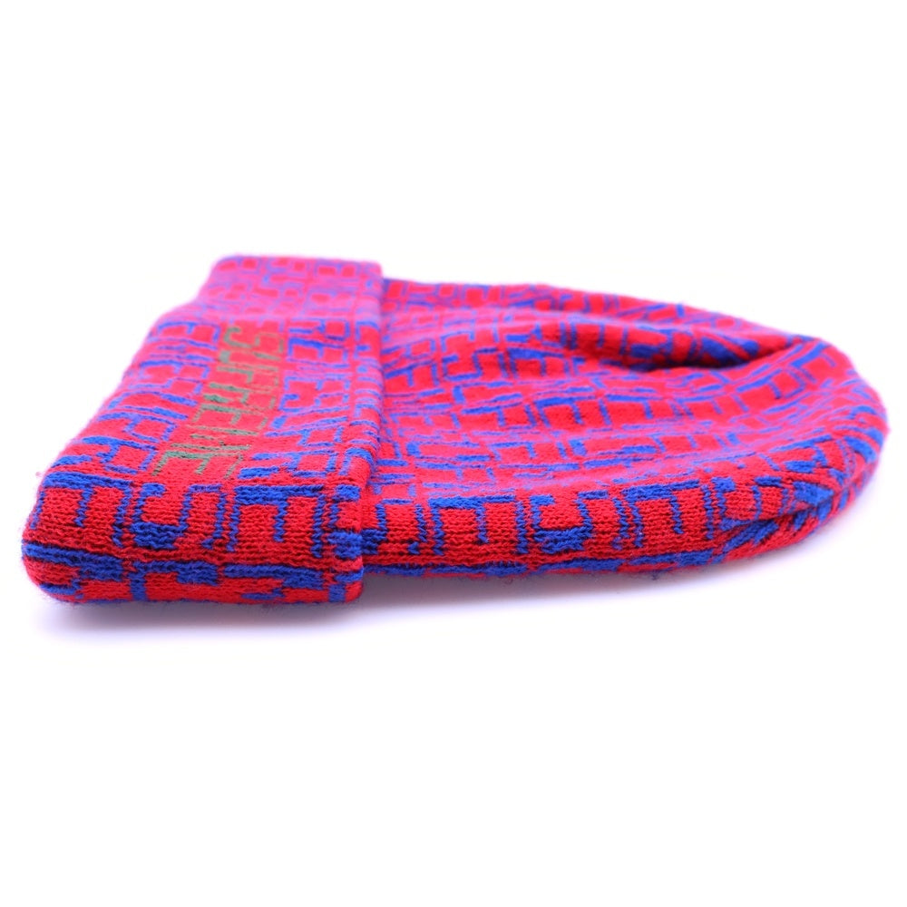 SUPREME(シュプリーム) 16AW Digital Beanie デジタルビーニー レッド/ブルー