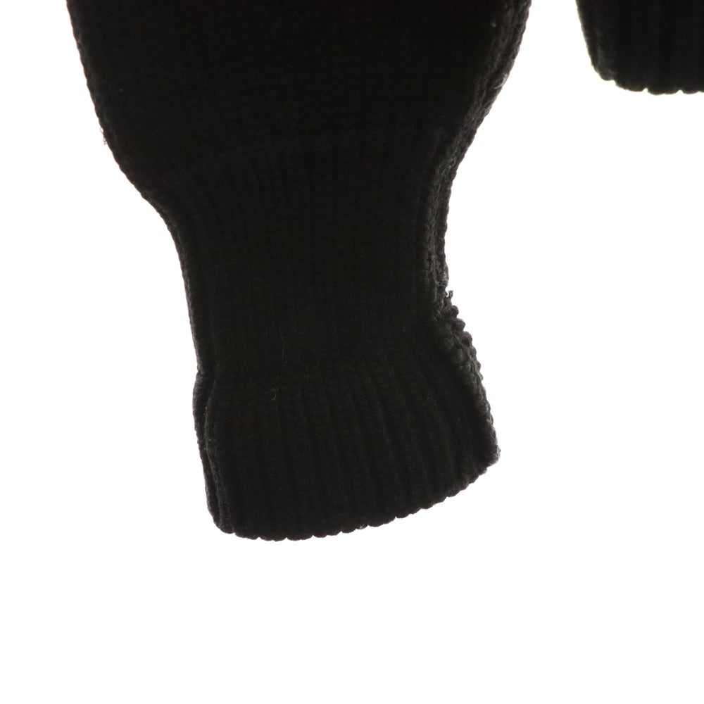 Maison Margiela 10(メゾン マルジェラ) 18AW モヘア 再構築ニット カーディガン ウール ブラック/グレー S30GP0255