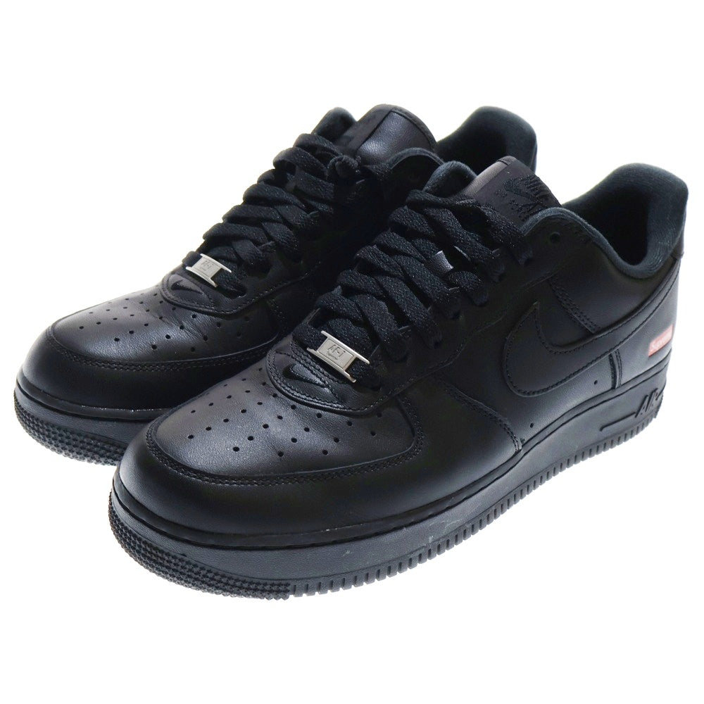 NIKE(ナイキ) × SUPREME AIR FORCE 1 LOW CU9225-001 エアフォースワンロー ローカットスニーカー ブラック US10.5/28.5cm