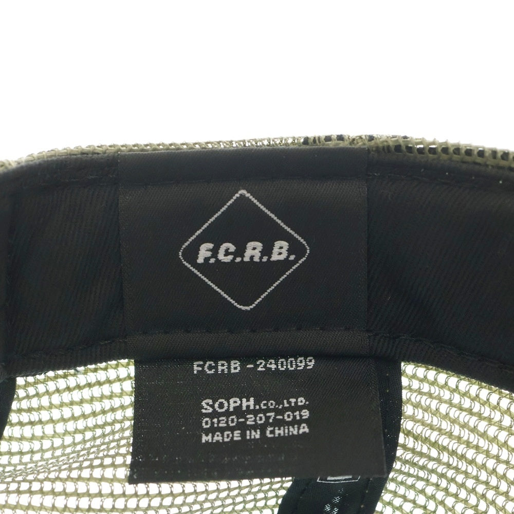 F.C.R.B./F.C.Real Bristol/FCRB(エフシーアールビー/エフシーレアルブリストル) 24SS NEWERA 9FORTY A-FRAME MESH CAP FCRB-240099 フロントロゴ メッシュキャップ グリーン