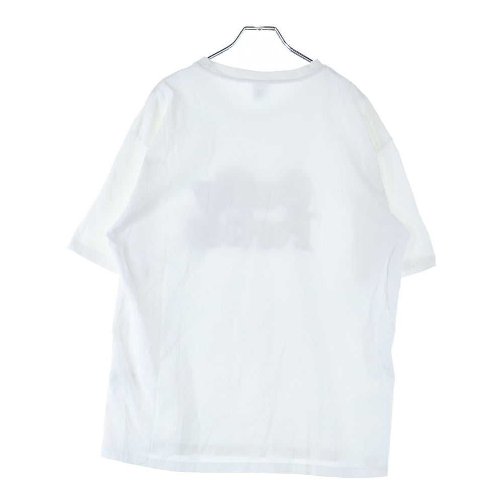 WACKO MARIA(ワコマリア) WASHED HEAVY WEIGHT CREW NECK T-SHIRT (TYPE-1) フロントプリント クルーネック半袖Tシャツ カットソー ホワイト