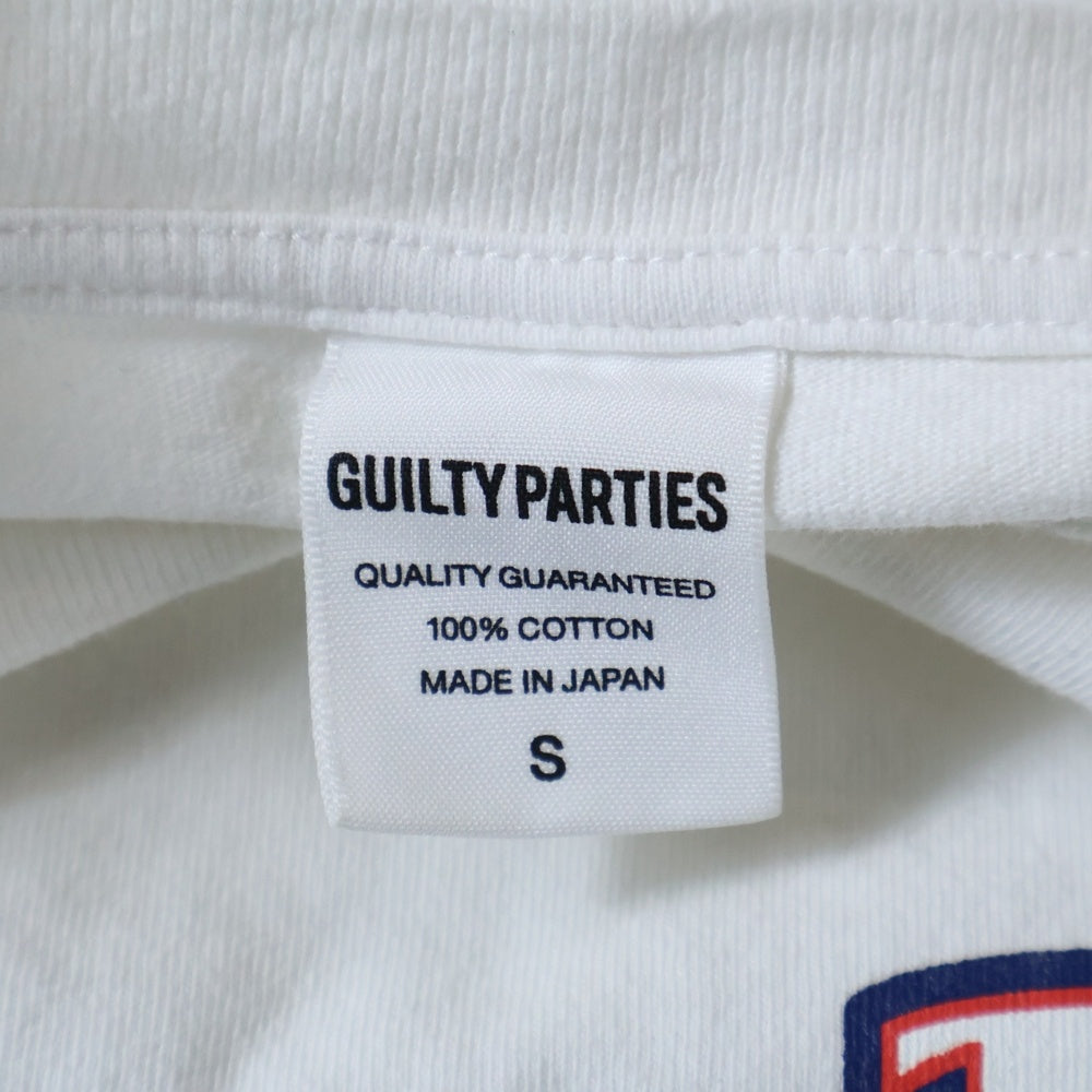 WACKO MARIA(ワコマリア) WASHED HEAVY WEIGHT CREW NECK T-SHIRT (TYPE-1) フロントプリント クルーネック半袖Tシャツ カットソー ホワイト