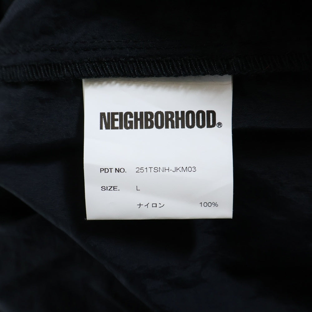 NEIGHBORHOOD(ネイバーフッド) ANORAK JACKET 251TSNH-JKM03 アノラック ナイロンジャケット ブラック
