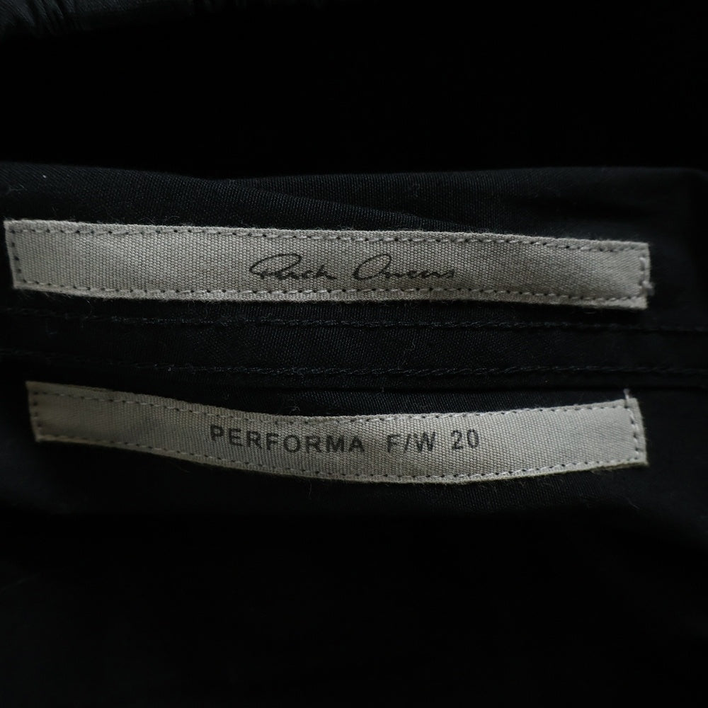 Rick Owens(リックオウエンス) 20AW BAUHAUS CARGO PANTS RU20F3377-TE バウハウス カーゴパンツ ブラック