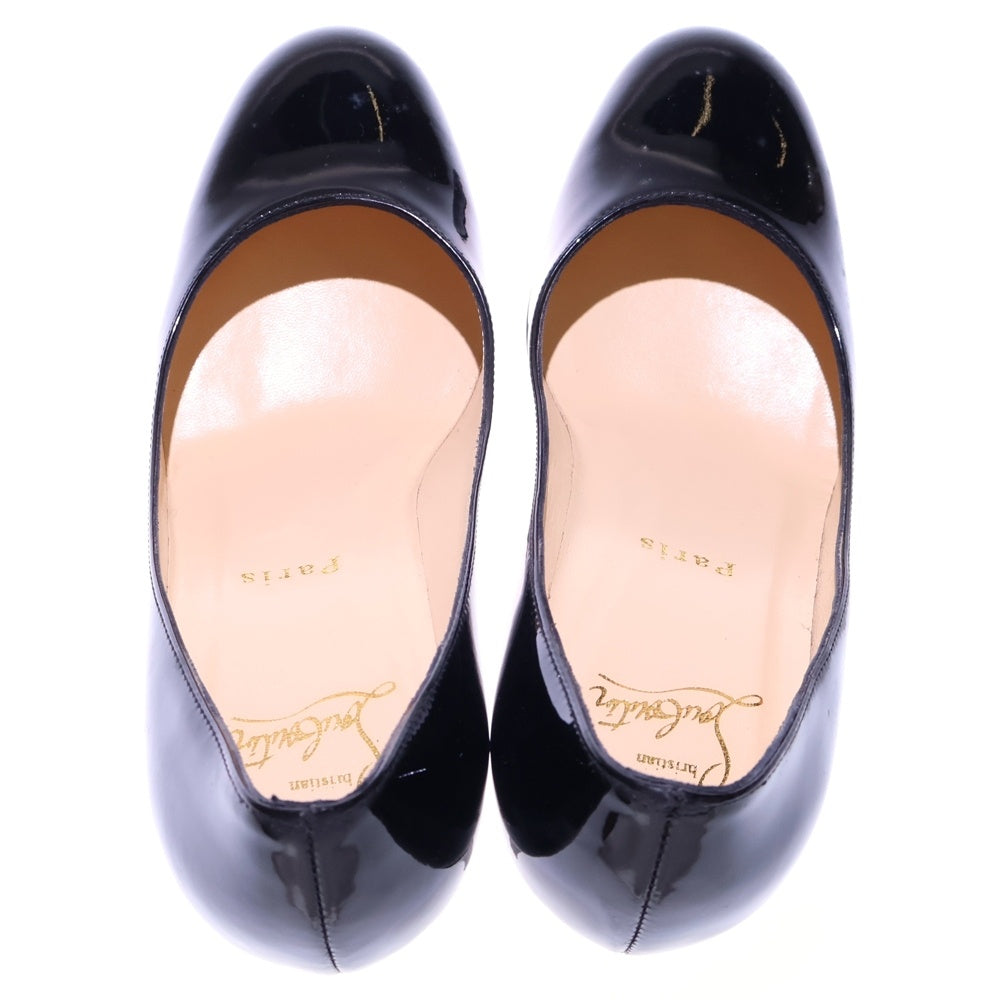 CHRISTIAN LOUBOUTIN(クリスチャンルブタン) MISS GENA 85 パテント パンプス ヒール ブラック 3080288 レディース