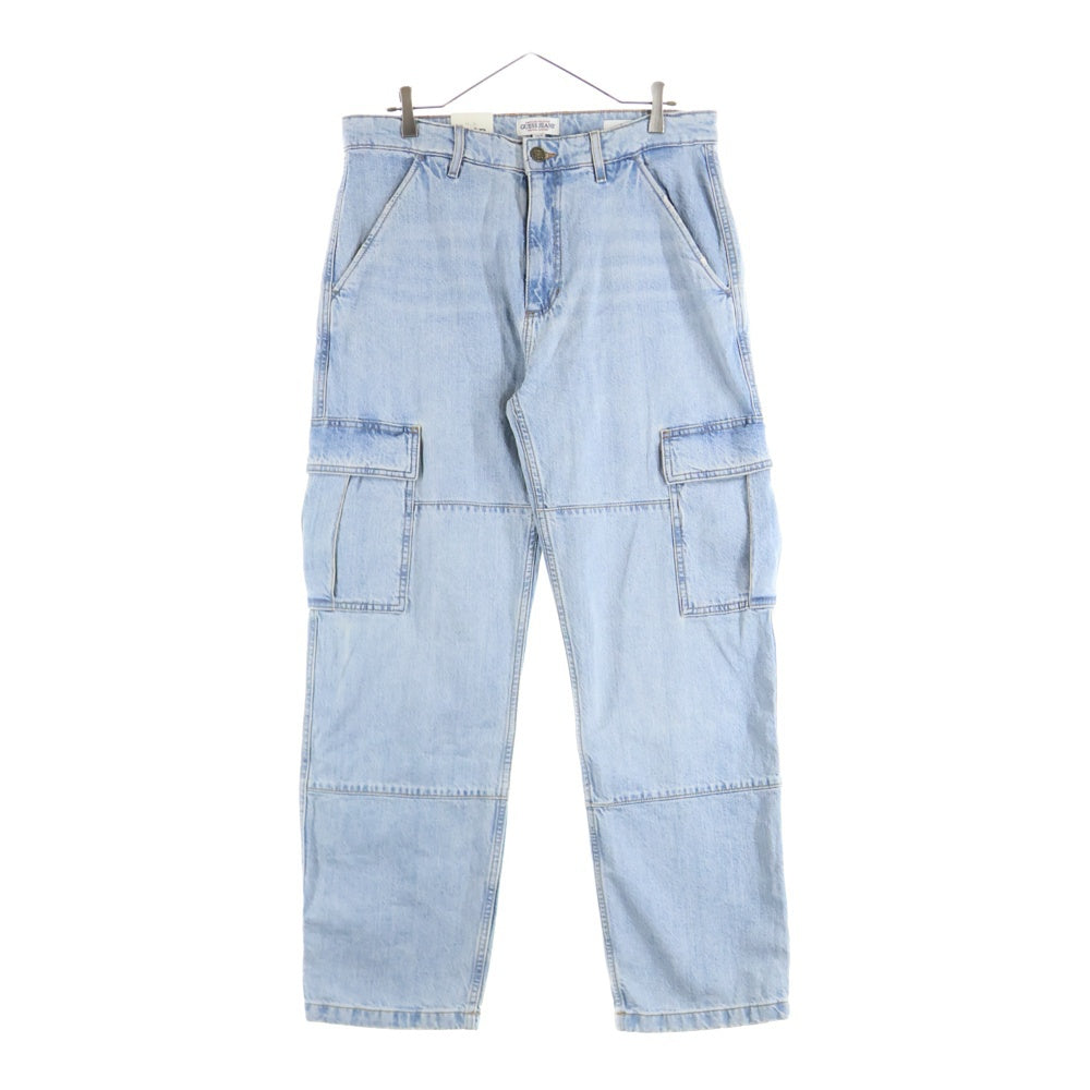 GUESS(ゲス) GUESS jeans G17 CARGO ゲスジーンズ デニムカーゴデニムパンツ M5RA88 インディゴ