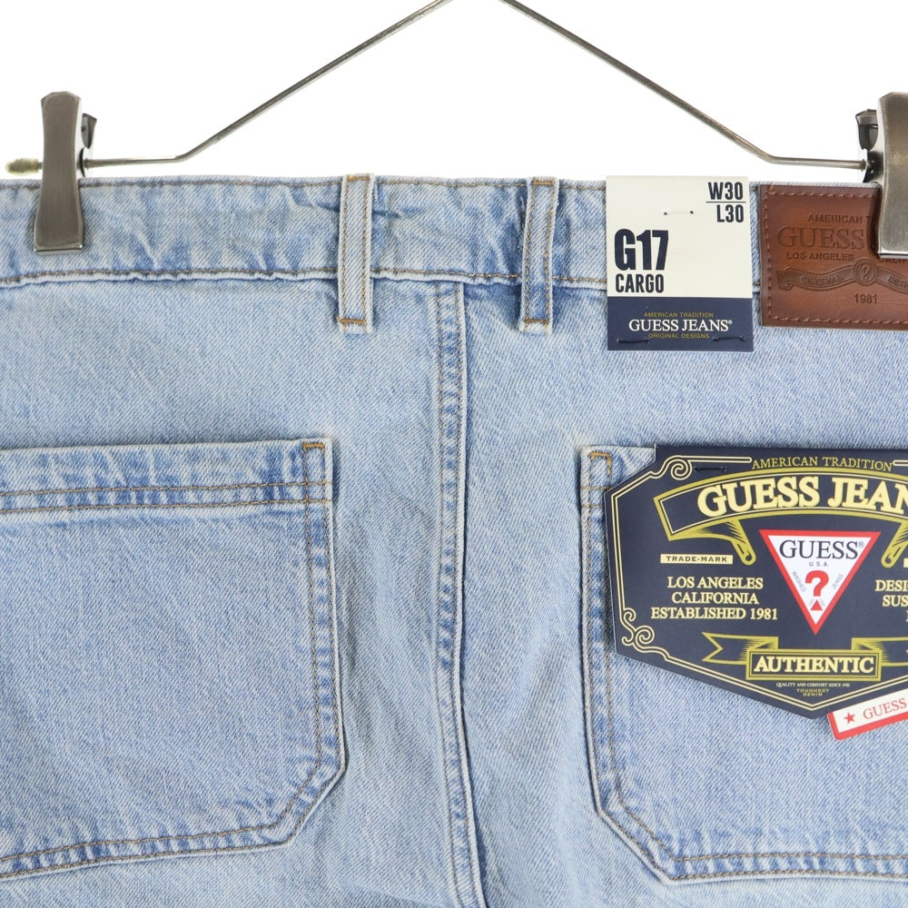 GUESS(ゲス) GUESS jeans G17 CARGO ゲスジーンズ デニムカーゴデニムパンツ M5RA88 インディゴ