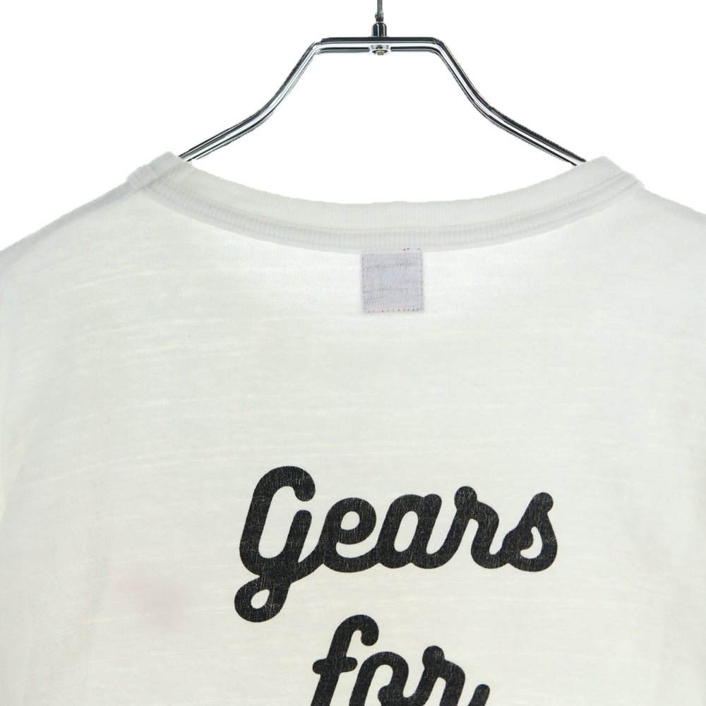 HUMAN MADE(ヒューマンメイド) HEART BADGES TEE ハートロゴ刺繍 クルーネック半袖Tシャツカットソー ホワイト