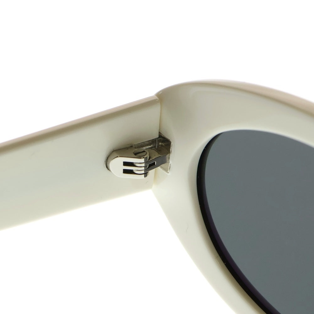 GENTLE MONSTER(ジェントルモンスター) ×Maison Margiela MM107 メゾンマルジェラ オーバルシェイプ カラーレンズサングラス 眼鏡 ホワイト