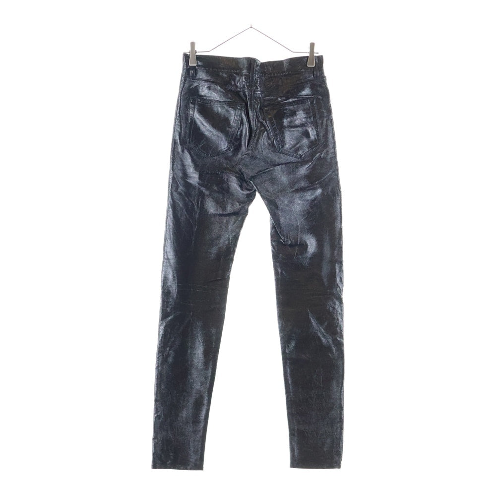 SAINT LAURENT PARIS(サンローランパリ) フェイクレザー スキニーパンツ レディース 344120 YM62R ブラック