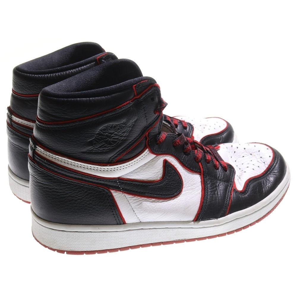 NIKE(ナイキ) AIR JORDAN1 HIGH OG BLOOD LINE 555088-062 エアジョーダン1 ハイカットスニーカー ブラッドライン ブラック/レッド US10/28cm