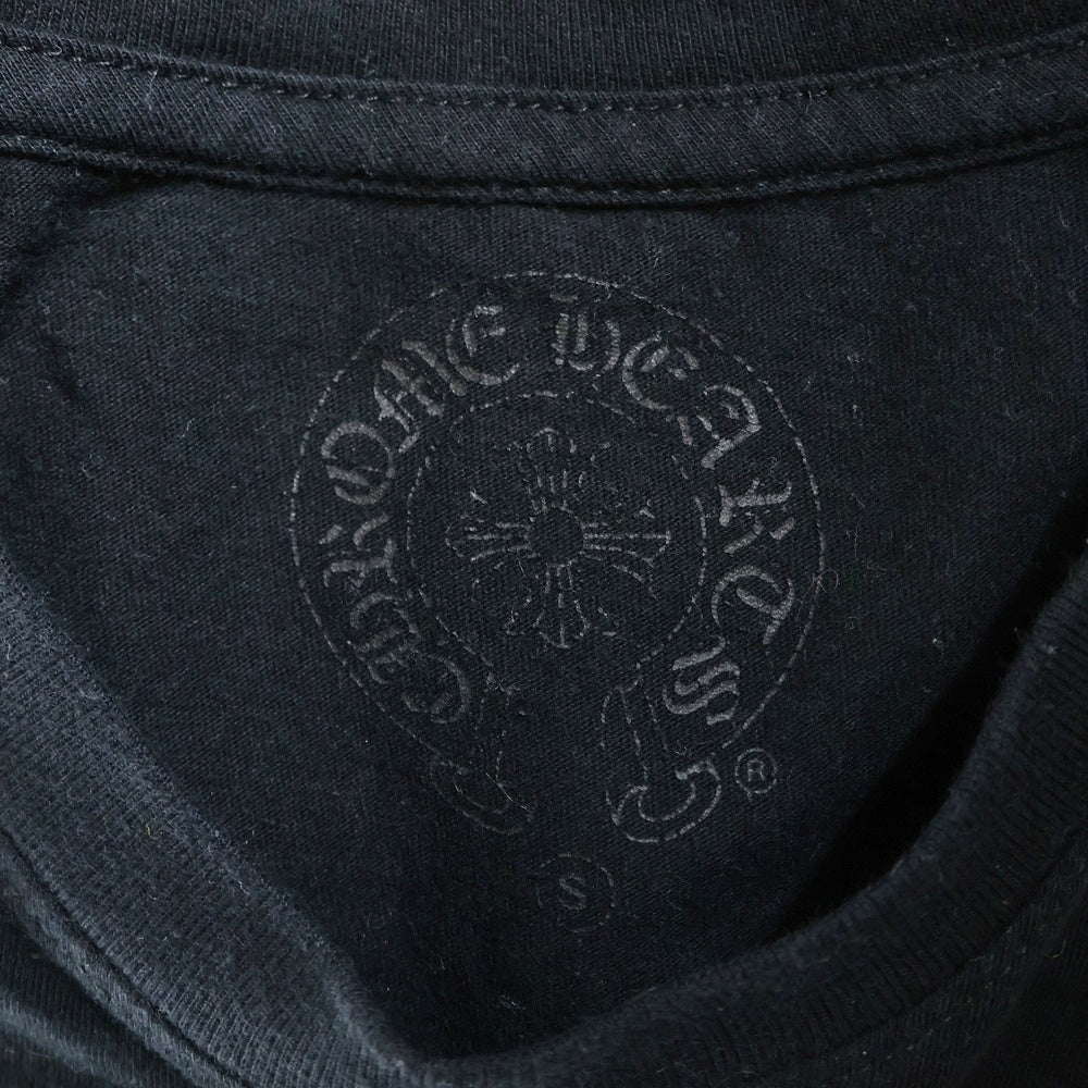 CHROME HEARTS(クロムハーツ) NYC Banner S/S Tee バックスクロールラベルプリント クルーネック 半袖Tシャツ ブラック