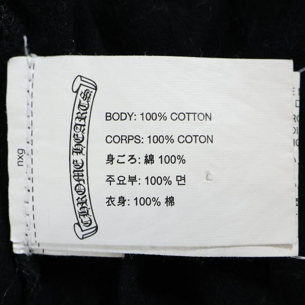 CHROME HEARTS(クロムハーツ) NYC Banner S/S Tee バックスクロールラベルプリント クルーネック 半袖Tシャツ ブラック