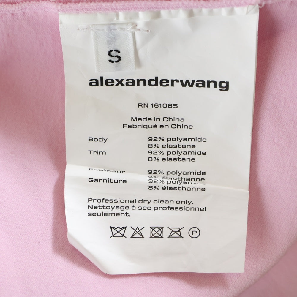 ALEXANDER WANG(アレキサンダーワン) Trim Mini Skirt 1KC2235009 トリム ミニスカート ピンク レディース
