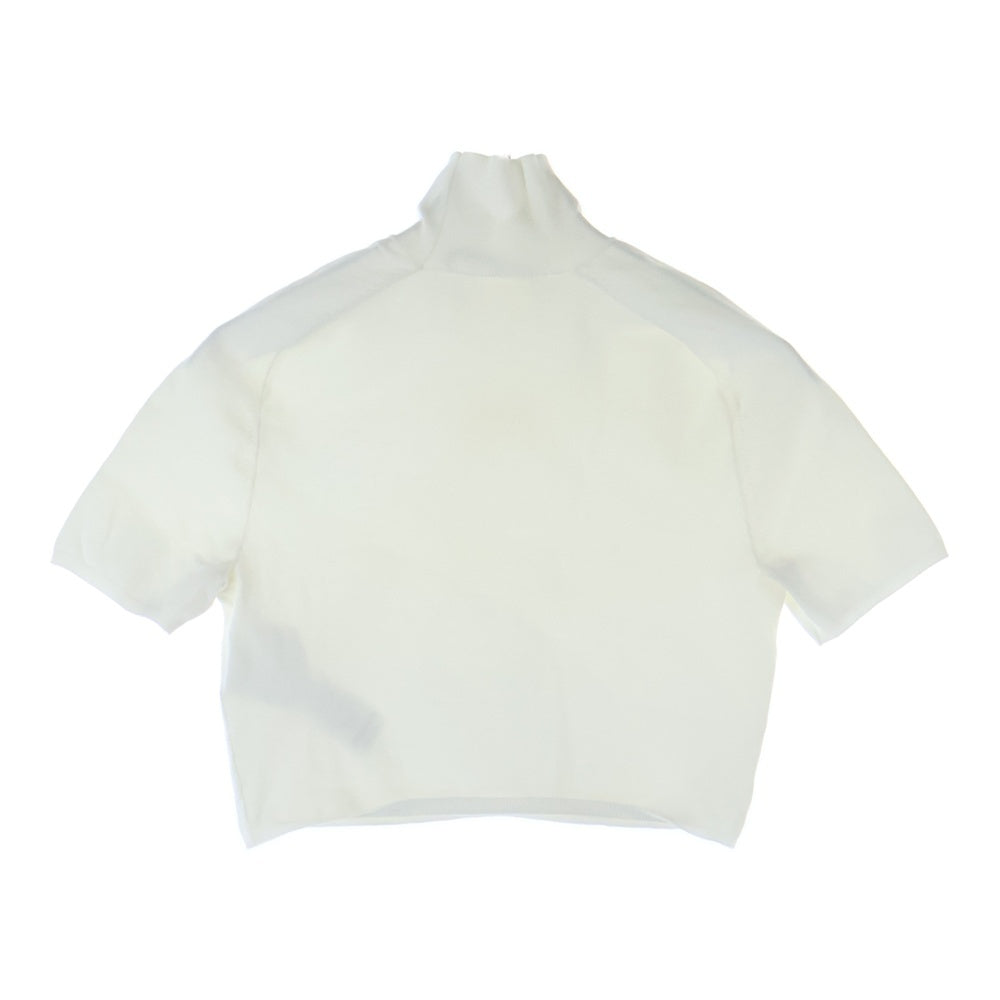 ALEXANDER WANG(アレキサンダーワン) ショートスリーブ タートルネック ウィズプリンテッド ハイデンシティーロゴ トップス 半袖Tシャツ カットソー 4KC1231034 ホワイト レディース