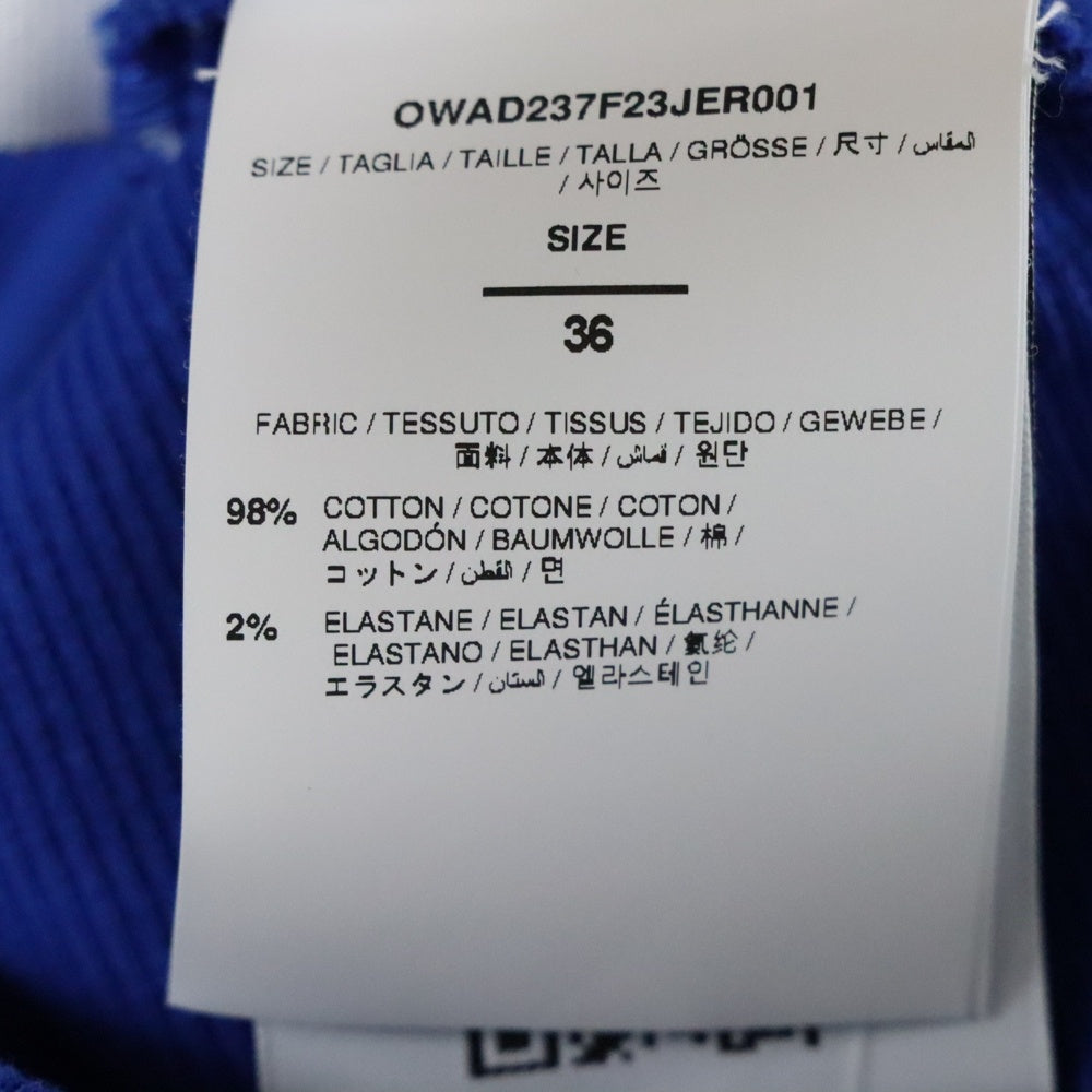 OFF-WHITE(オフホワイト) SLEEVELESS TOP WITH PRINT OWAD237F23JER001 スリーブレストップ ノースリーブ カットソー ブルー