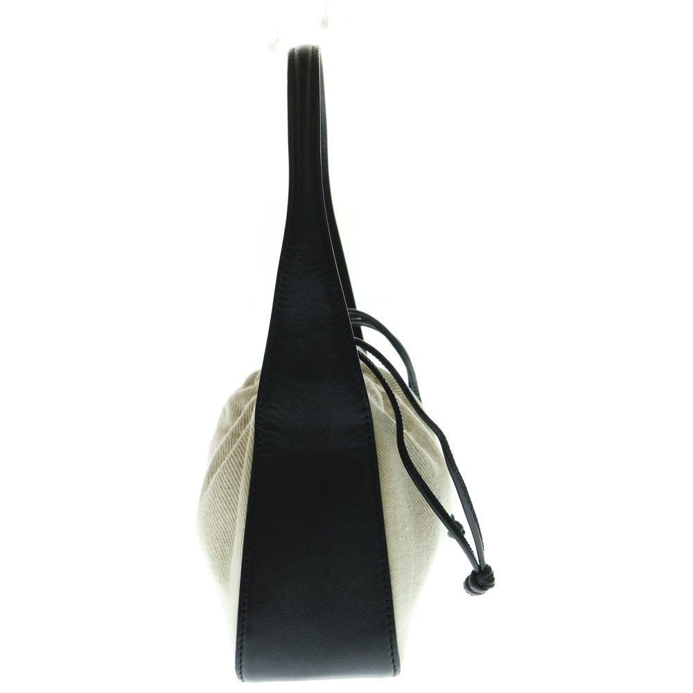 ALEXANDER WANG(アレキサンダーワン) キャンバス×レザー ハンドバッグ ベージュ/ブラック