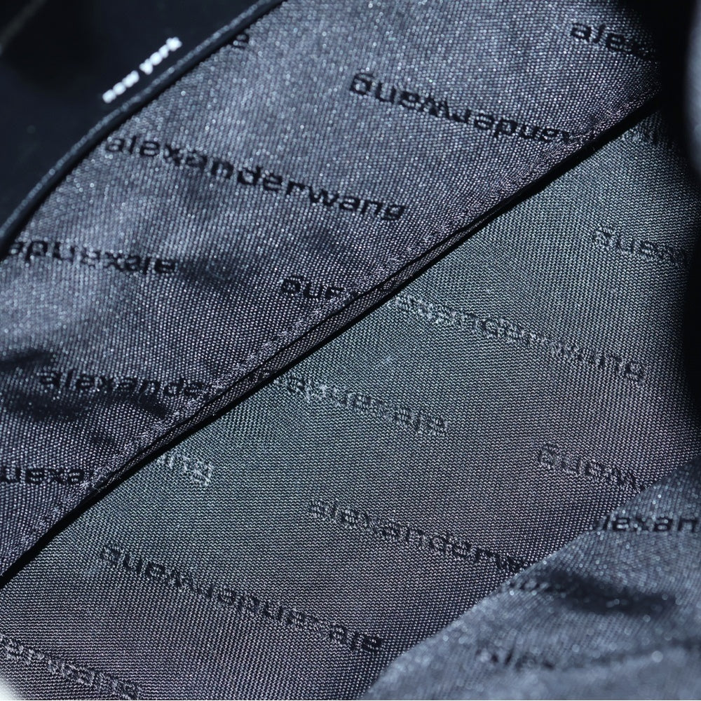 ALEXANDER WANG(アレキサンダーワン) キャンバス×レザー ハンドバッグ ベージュ/ブラック