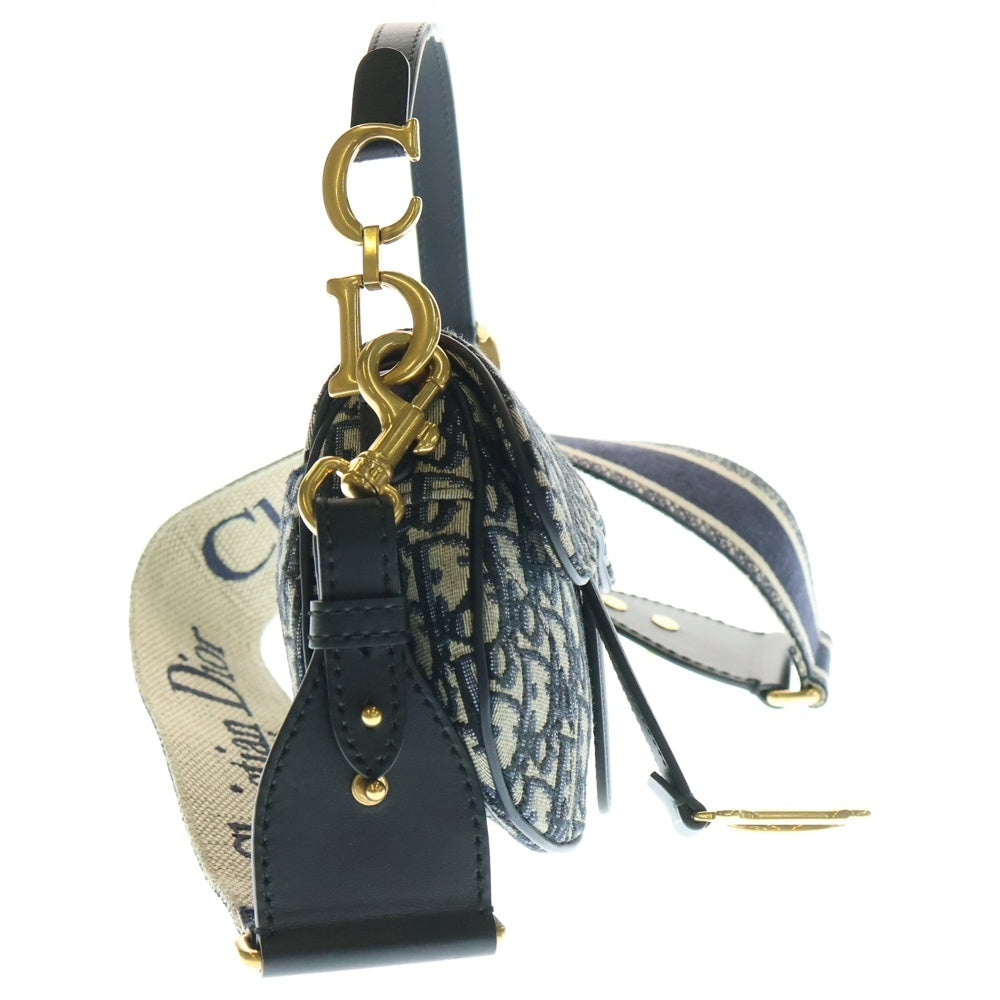 DIOR(ディオール) Oblique Saddle Shoulder bag M0447CTZQ オブリーク サドル ショルダーバッグ ネイビー