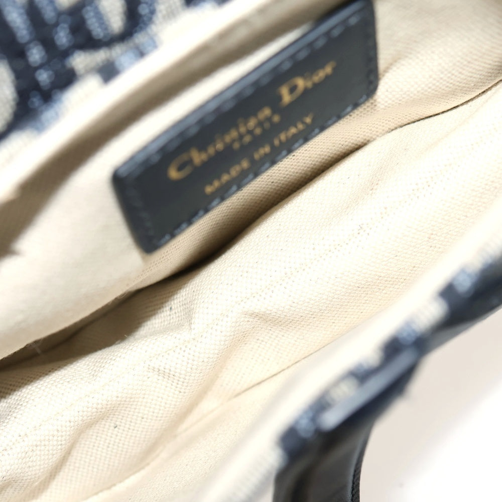 DIOR(ディオール) Oblique Saddle Shoulder bag M0447CTZQ オブリーク サドル ショルダーバッグ ネイビー