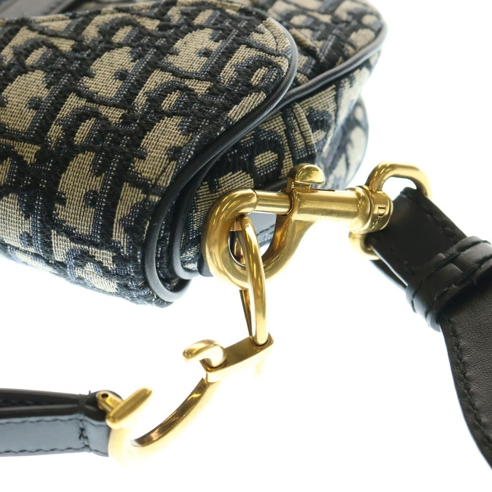 DIOR(ディオール) Oblique Saddle Shoulder bag M0447CTZQ オブリーク サドル ショルダーバッグ ネイビー