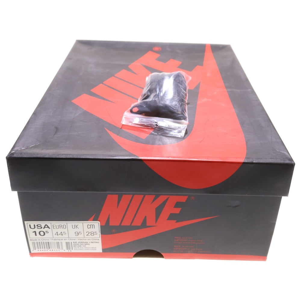 NIKE(ナイキ) AIR JORDAN 1 RETRO HIGH NOT FOR RESALE Varsity Maize エアジョーダンワンレトロ ノットフォーリセール ハイカットスニーカー US10.5/28.5cm 861428-107