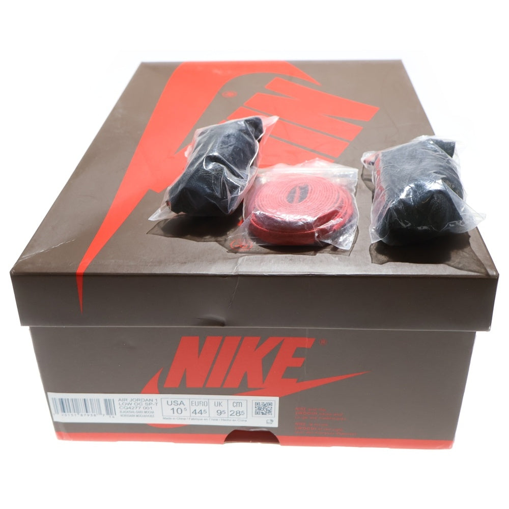 NIKE(ナイキ) ×TRAVIS SCOTT AIR JORDAN 1 LOW OG SP-T CQ4277-001 トラヴィススコット エアジョーダン1 ローカットスニーカー ブラウン US10.5/28.5cm