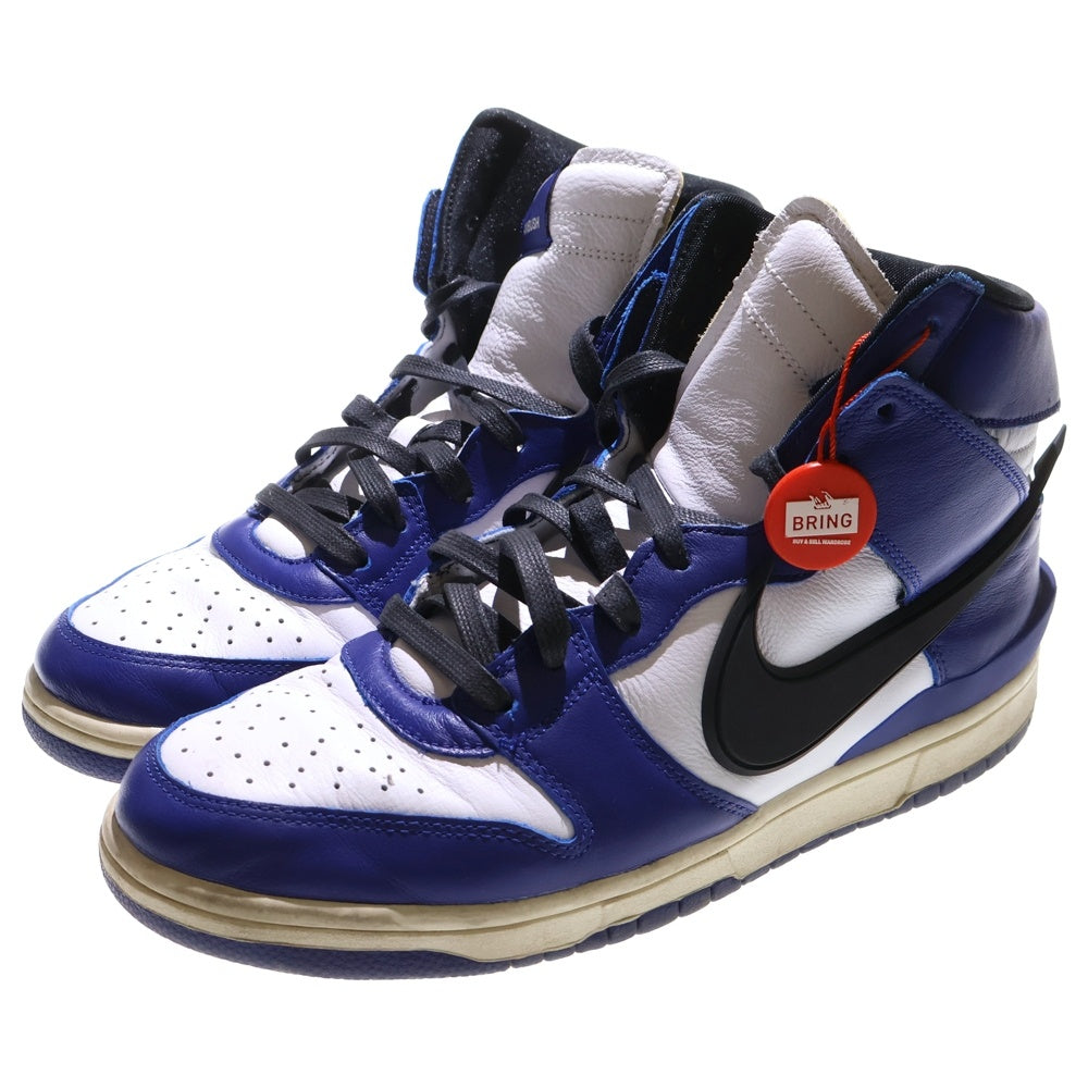 NIKE(ナイキ) ×AMBUSH DUNK HIGH DEEP ROYAL CU7544-400 アンブッシュ ダンク ディープロイアル ハイカットスニーカー ブルー/ホワイト US10.5/28.5cm