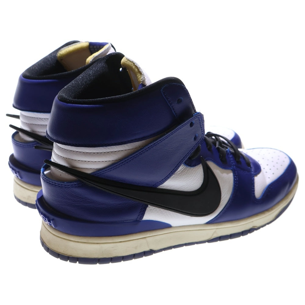 NIKE(ナイキ) ×AMBUSH DUNK HIGH DEEP ROYAL CU7544-400 アンブッシュ ダンク ディープロイアル ハイカットスニーカー ブルー/ホワイト US10.5/28.5cm