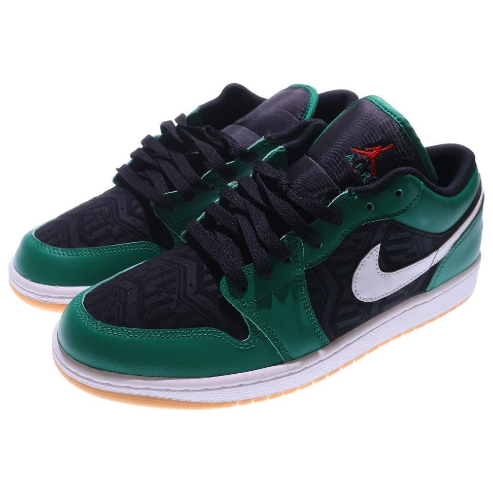 NIKE(ナイキ) GS AIR JORDAN 1 LOW SE Malachite DQ8422-300 ウィメンズ エアジョーダン 1 マラカイト ローカットスニーカー ブラック/グリーン US10.5/28.5cm